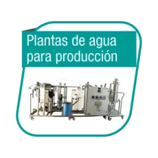 Plantas de agua para producción